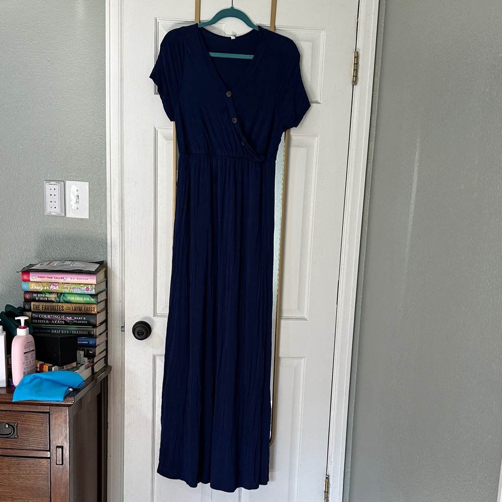 Pinkblush Deep Blue Maxi Dress